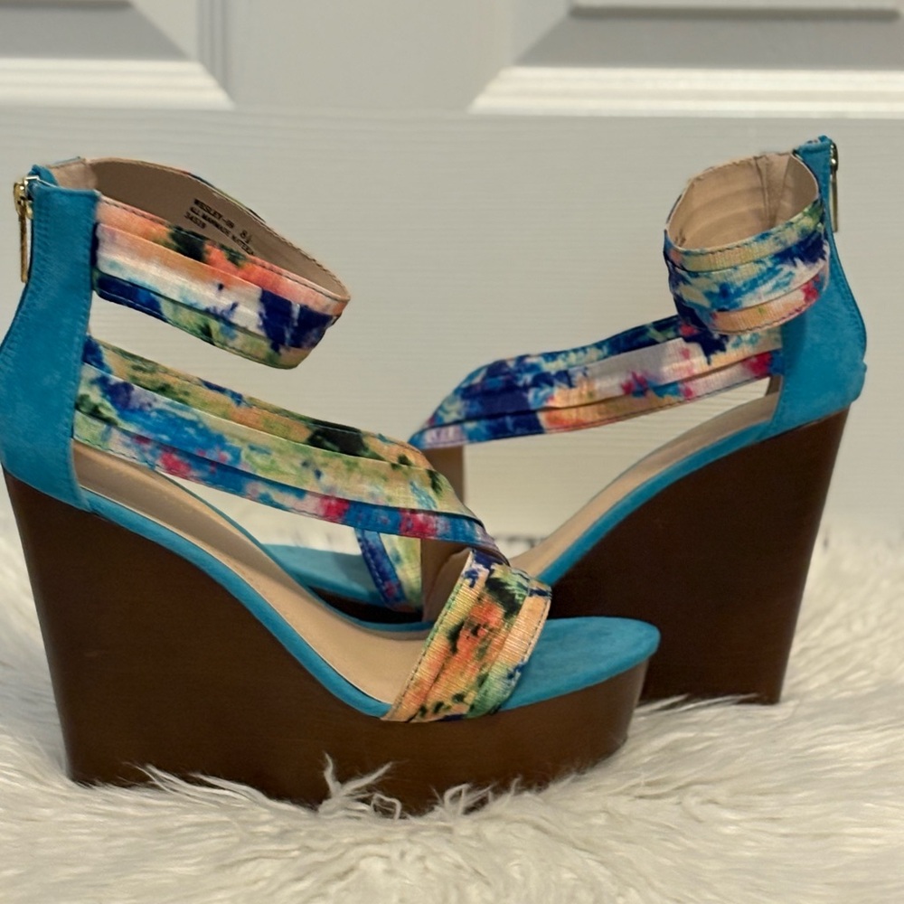 Colorful Wedge Sandals